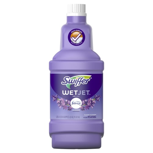 Swiffer® Wet Jet Solution Refill, Febreze Lavender Scent, 1.25 Liters